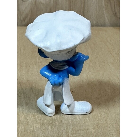 Mcdonalds Happy Meal Replacement Smurf Chef 2011 Loose Figure Only - Picture 3 of 5